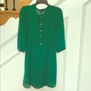 Forever 21 green dress size medium with slip!